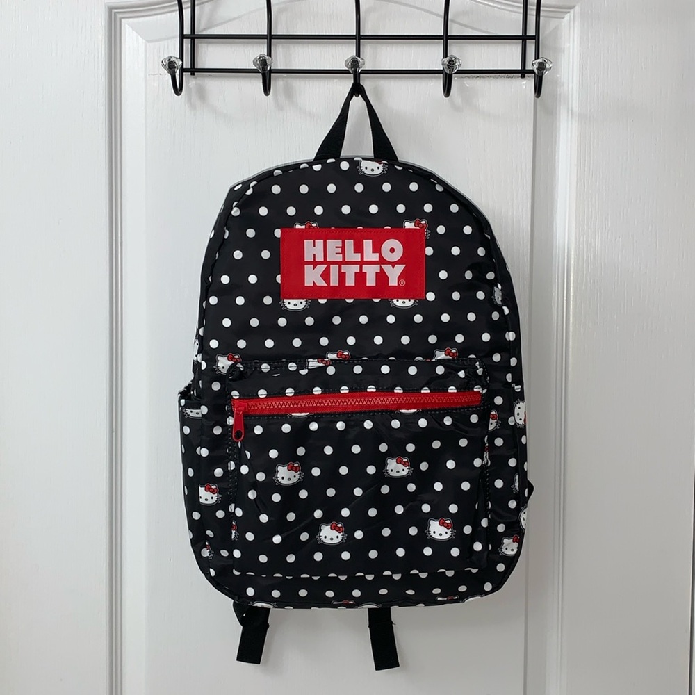 LIMITED EDITION Hello Kitty Polka Dotted Nylon Backpack